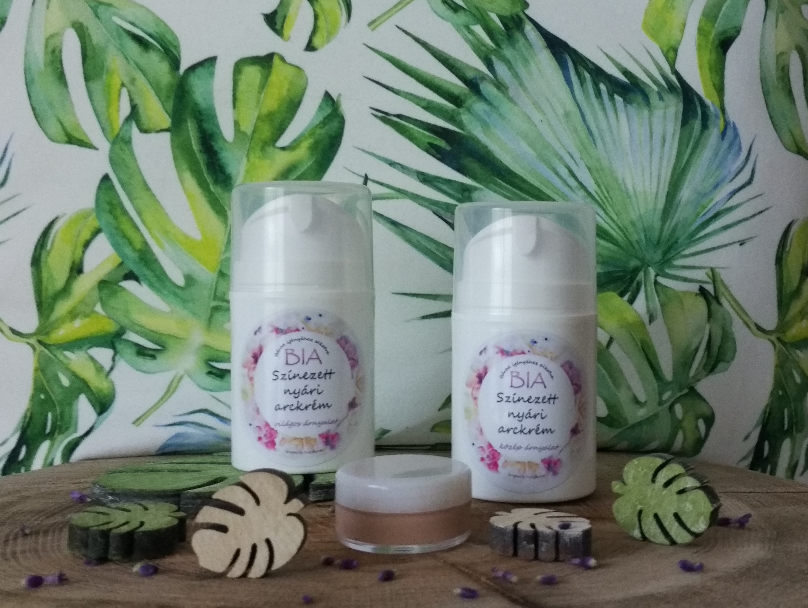 Színezett nyári arckrém 50ml közép árnyalat